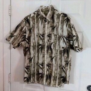 Natural Issue Hawaiian Style Camp Shirt Men’s Size Large 90’s 100% Cotton